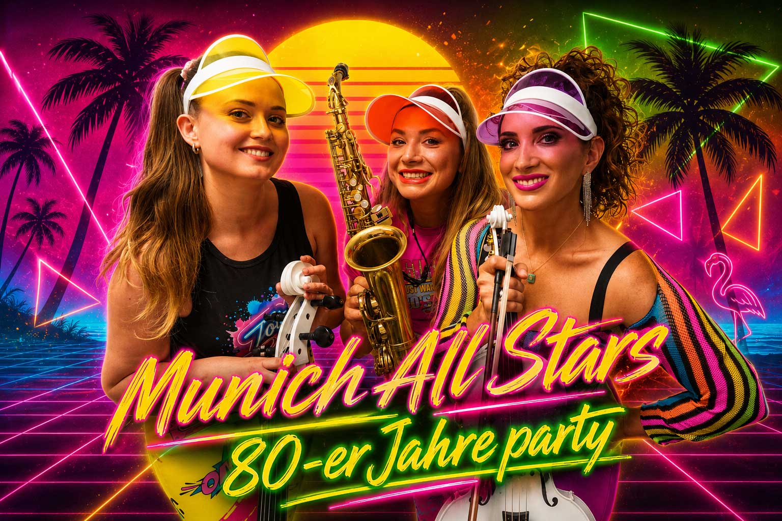 80s party band in Munich with live music for corporate events and exclusive parties