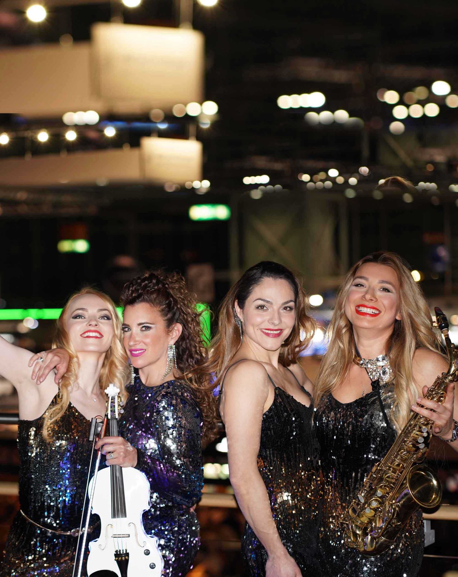 Mobile walking band for EXPO REAL Munich – live entertainment for trade fair and networking