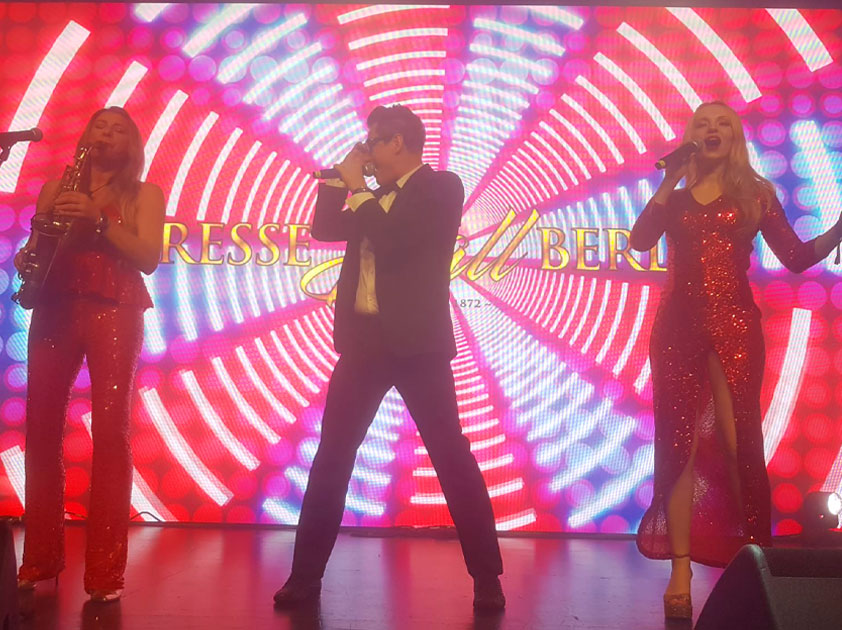 Party Band Ballband Live-Show beim Presseball Berlin