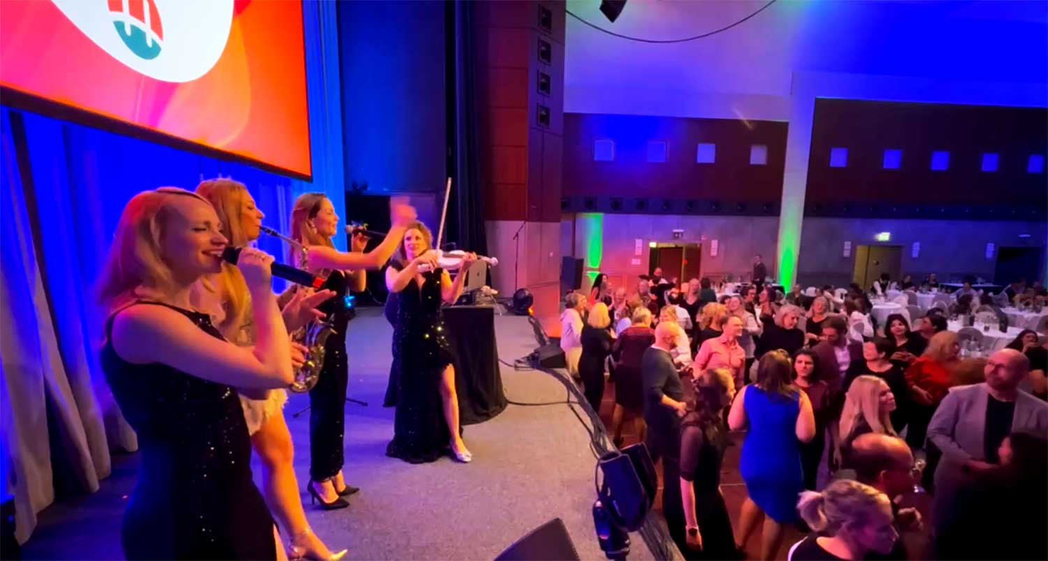 All-female band Munich All Stars live band at exclusive event