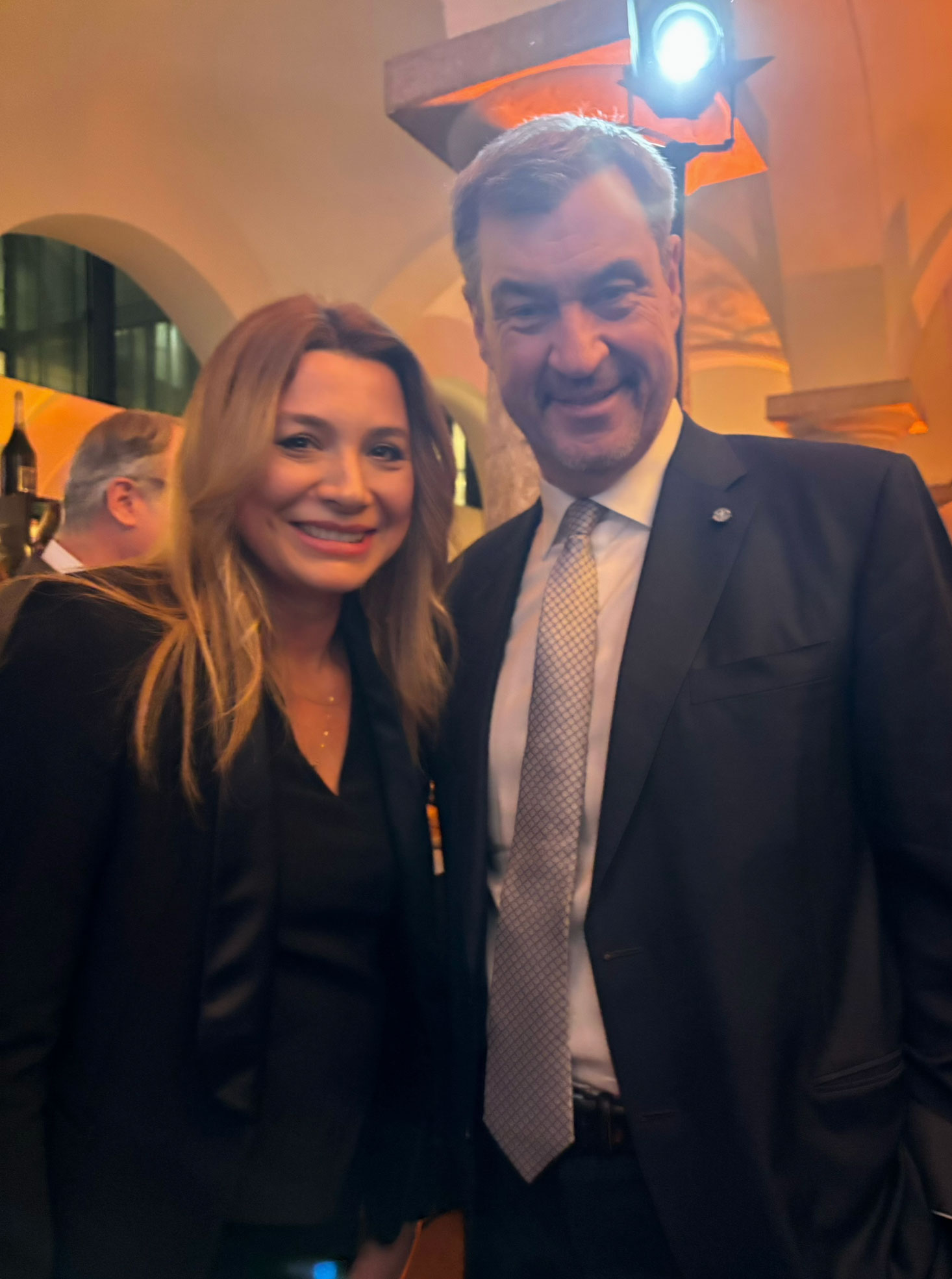 Streichquartett mit Saxophonistin Natalie Marchenko bei Event im Umfeld der Münchner Sicherheitskonferenz