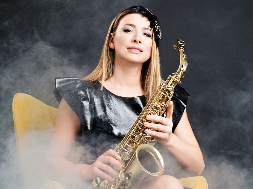 Saxophonistin Natalie Marchenko – Event Performance