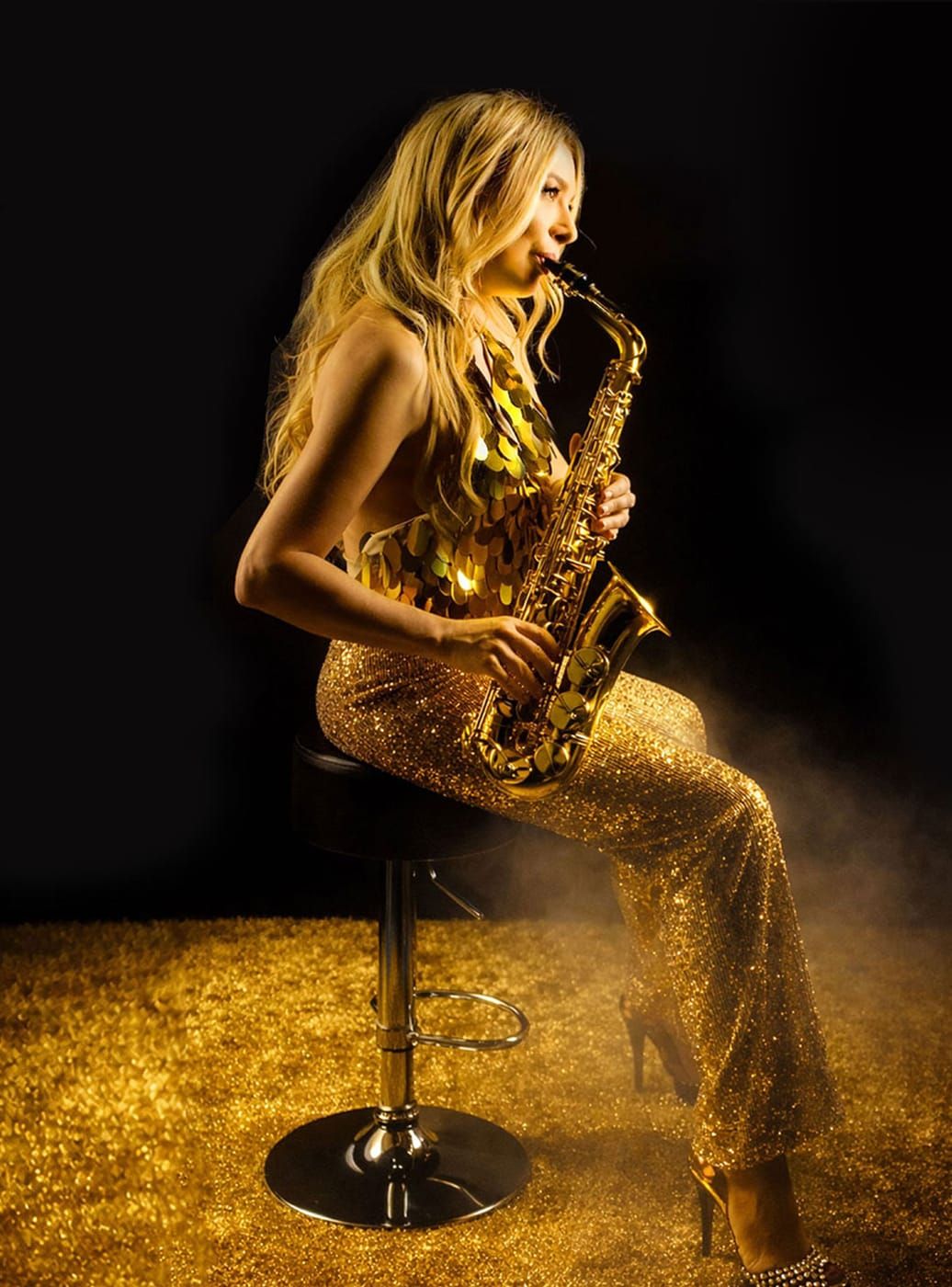 Saxophonistin buchen Galaevent