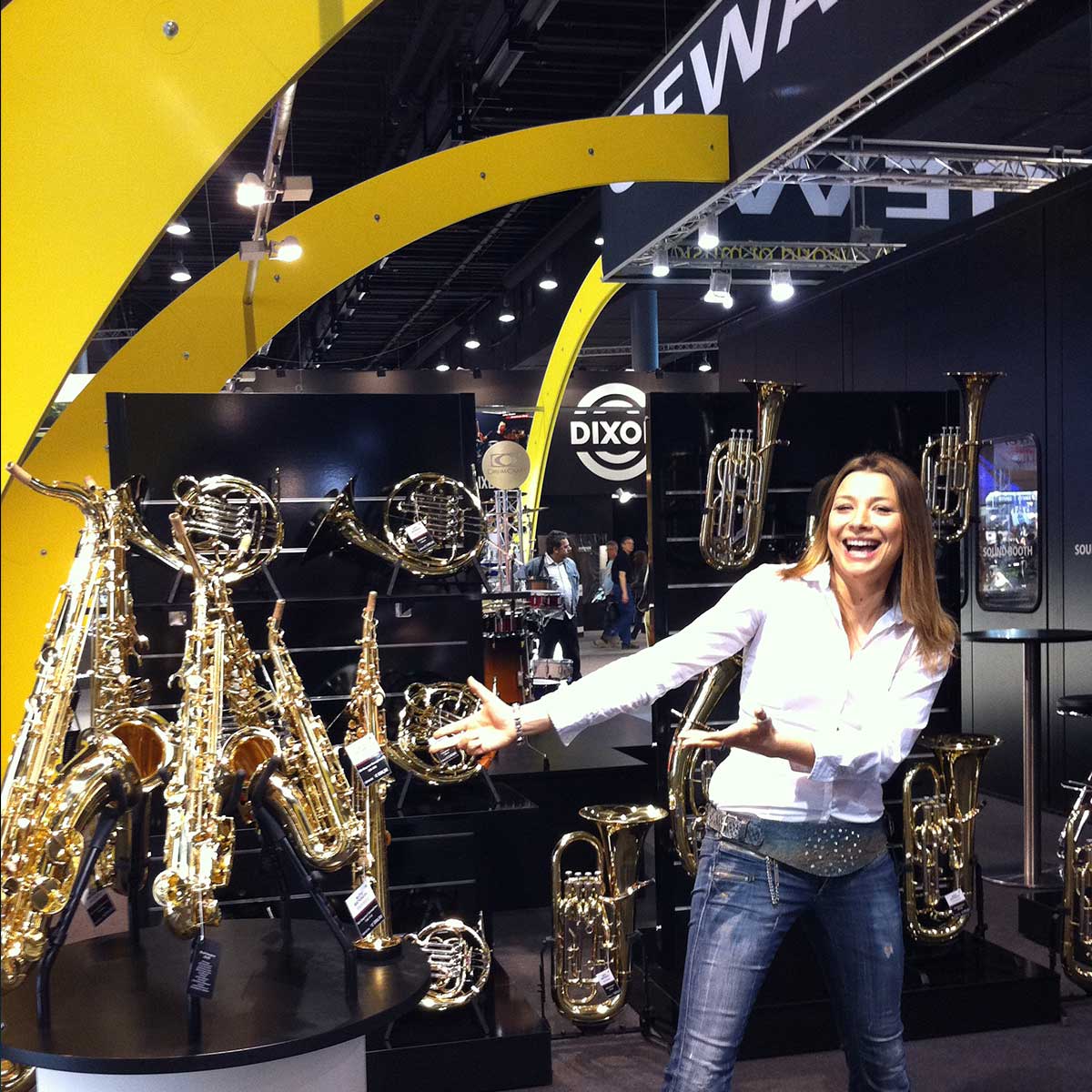 Saxophonistin Musikmesse GEWA