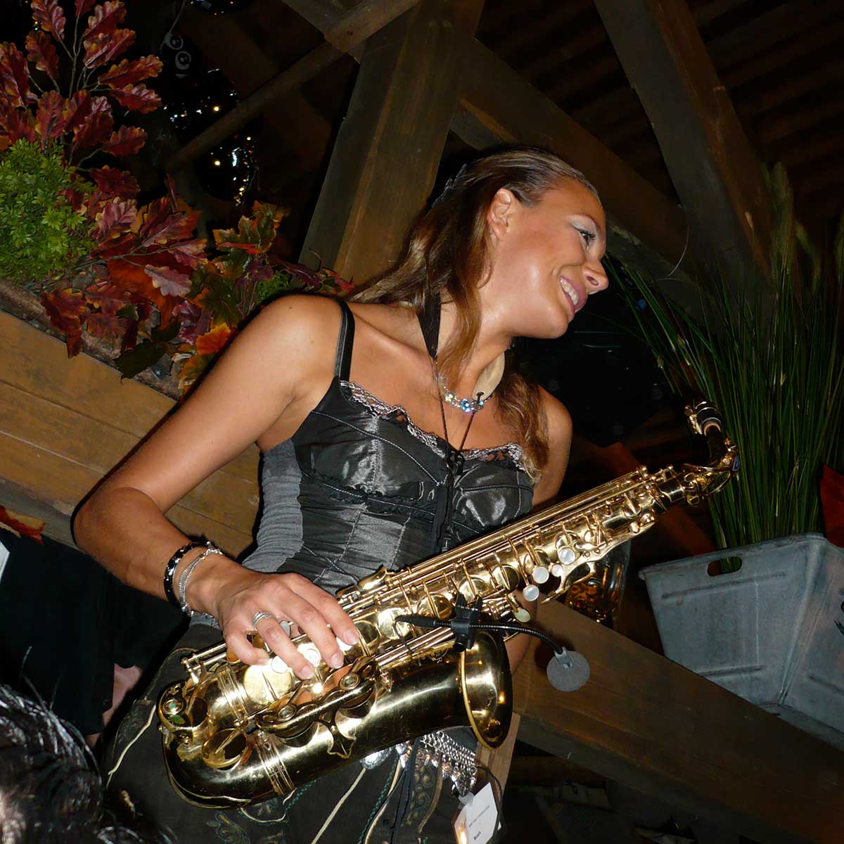 Saxophonistin Oktoberfest