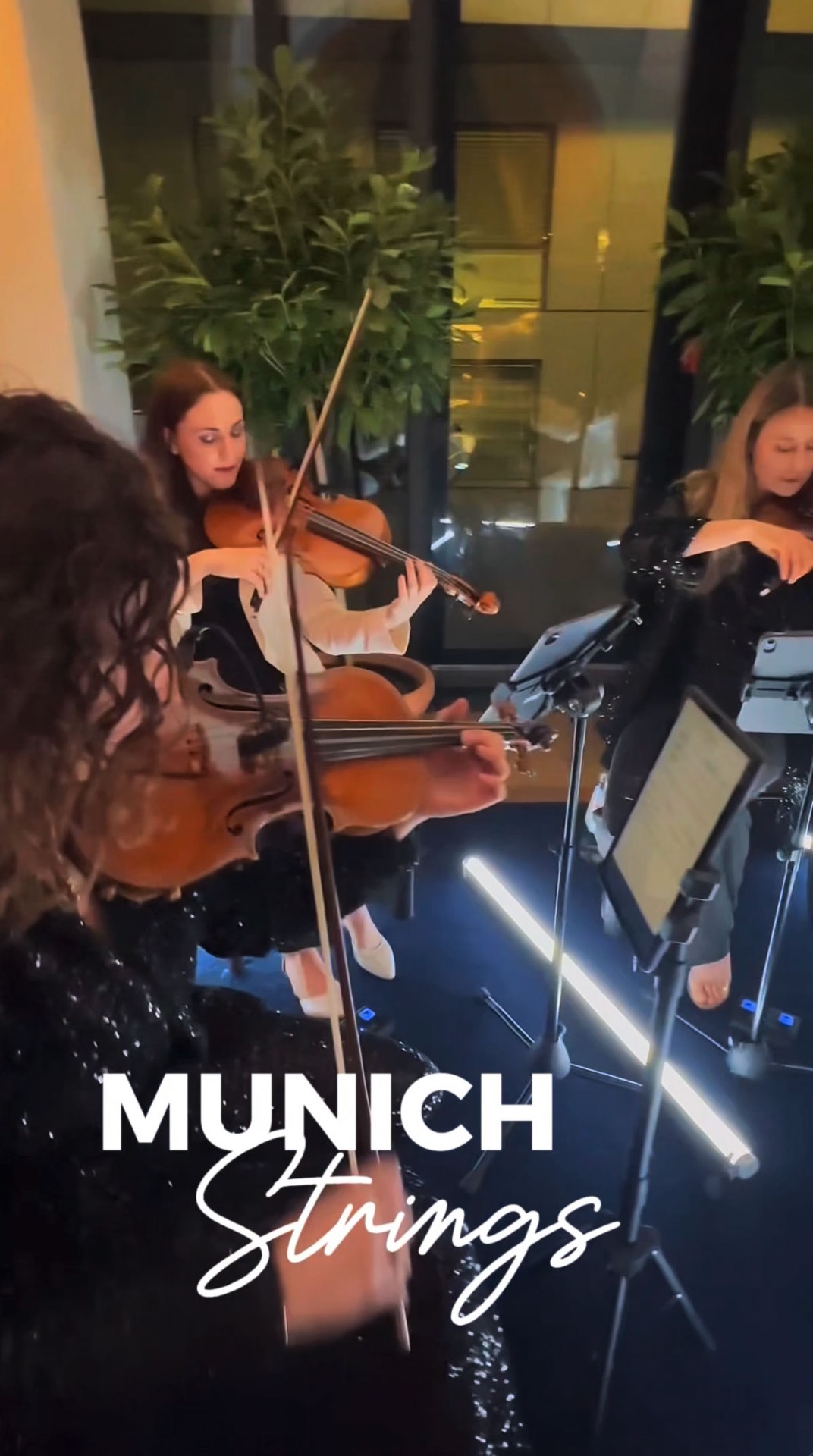 Electro-Streichquartett von Munich Strings bei modernem Gala-Event in München